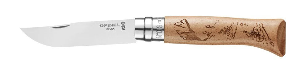 Opinel N°08 preklopni nož Gravure Sport Velo