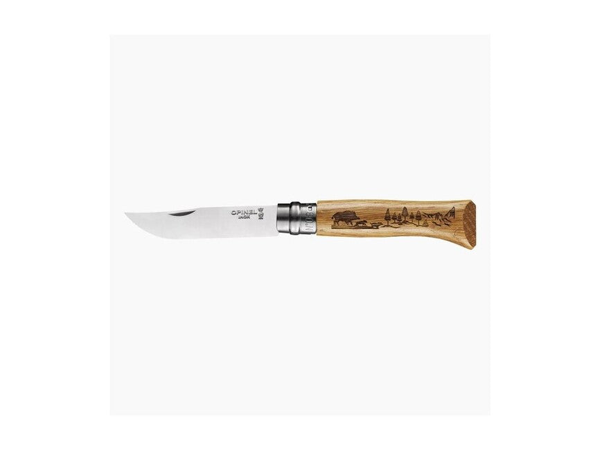 Opinel Animalia 2019 preklopni nož z motivom divjaka VRI N°08 Inox