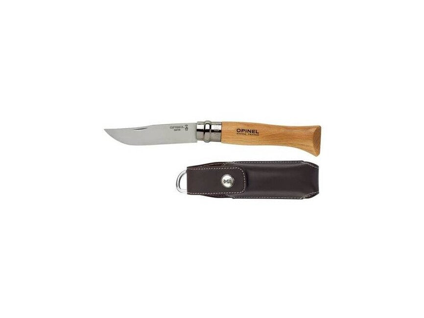 Opinel VR N°08 Inox preklopni nož s tokom, rjava
