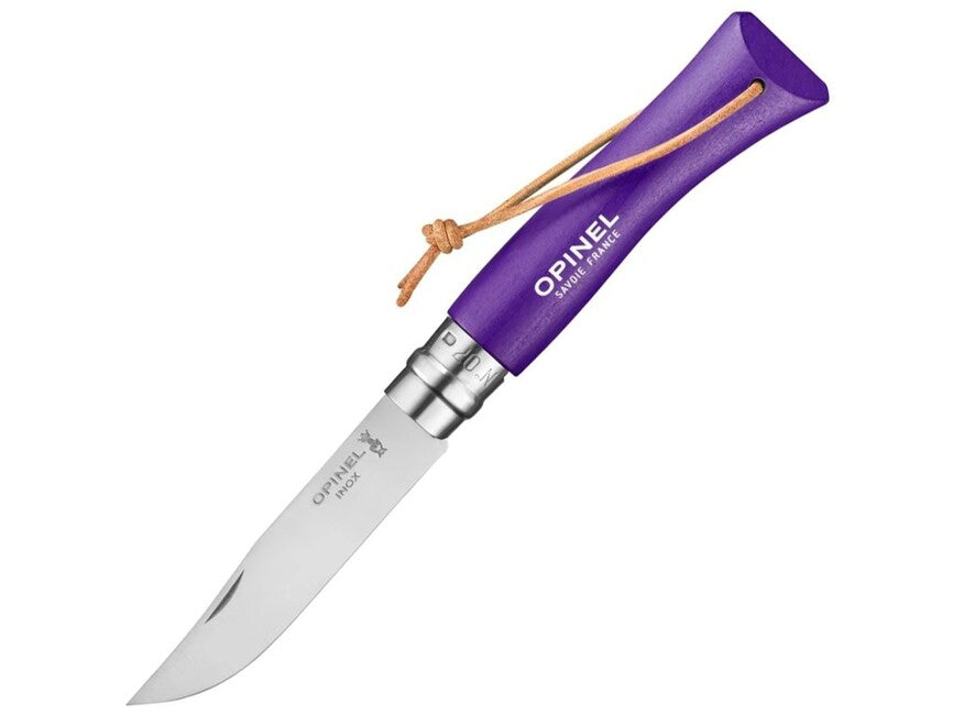 Opinel VRI N°07 Trekking Folding Knife, Purple