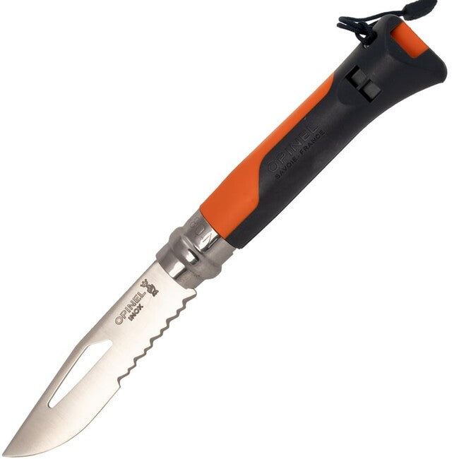 Opinel VRI N°08 Inox Outdoor Folding Knife, Orange