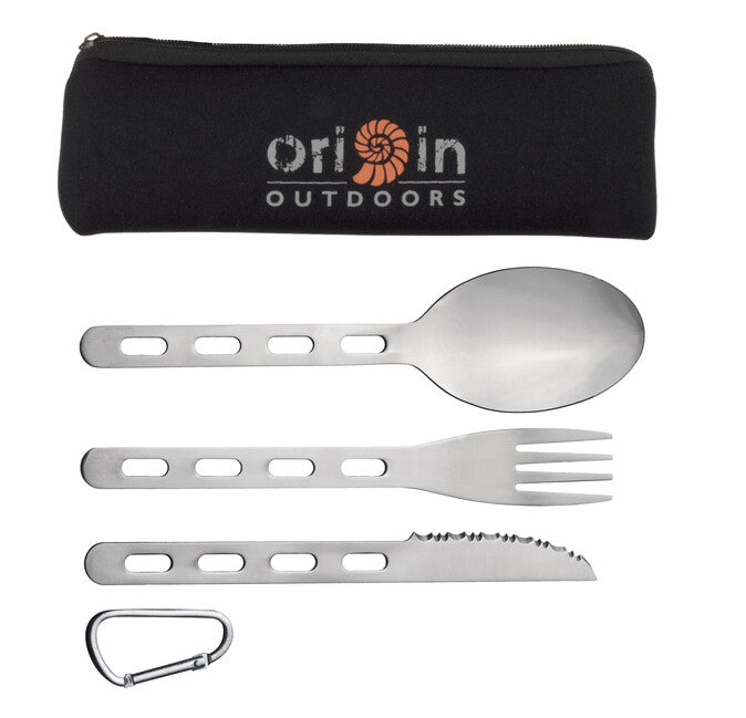Origin Outdoors Backcountry Wilderness Cutlery Set