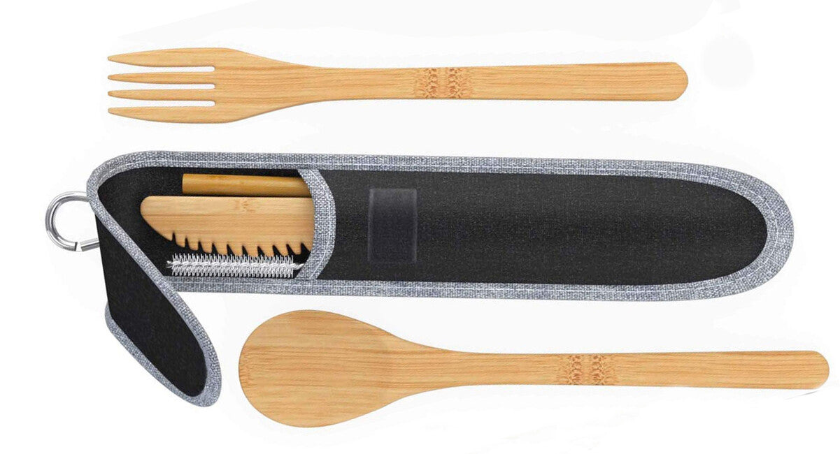 Origin Outdoors Bamboo komplet pribora