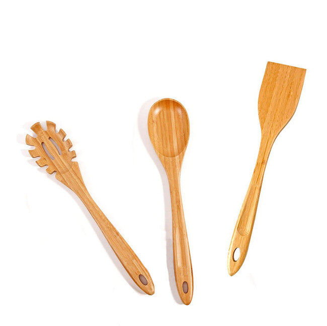 Origin Outdoors Bamboo Kitchen Utensil Set, 3 Pieces