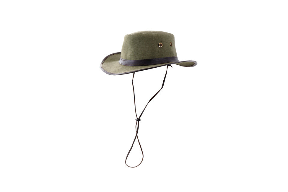Origin Outdoors Canvas klobuk, olivno zelen