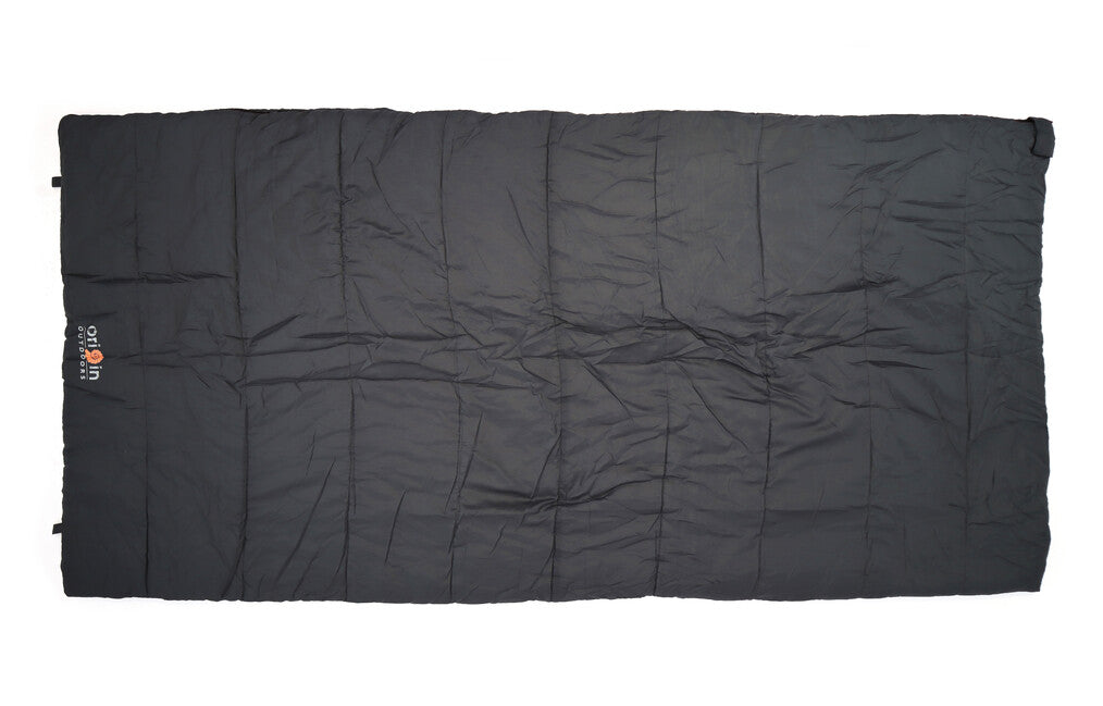 Origin Outdoors Cosy pravokotna spalna vreča, antracit, XL