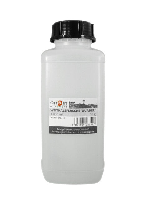 Origin Outdoors Cuboid steklenica s širokim vratom 50 mm premer, 1000 ml