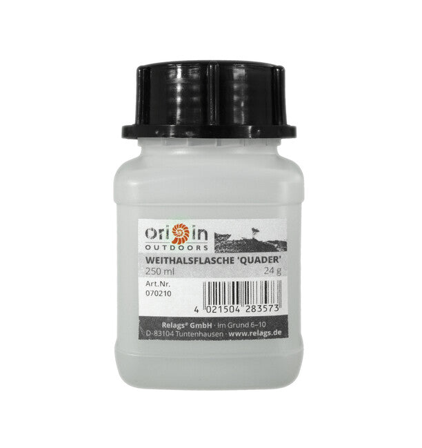 Origin Outdoors Cuboid steklenica s širokimi vratom, 250 ml, vrat premer 50 mm