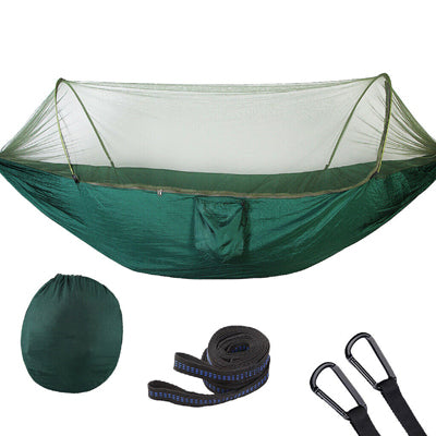 Origin Outdoors viseča mreža s komarnik, zelena