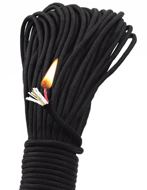 Origin Outdoors Lighter 4in1 Paracord, črna, 30 m