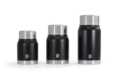 Origin Outdoors Thermal Container Stainless Steel 1L, Black