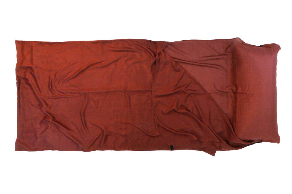 Origin Outdoors Silk rectangular termo vložek do spalne vreče, bordovja