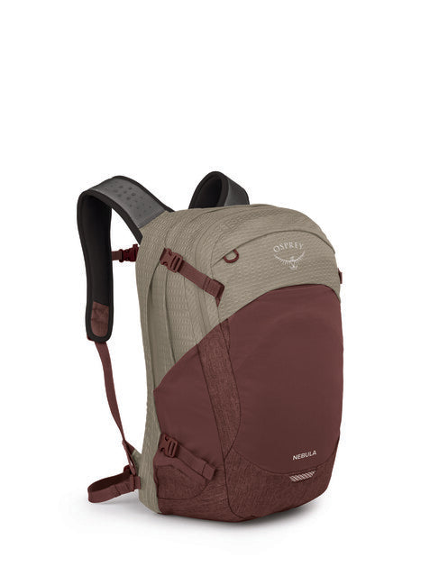 OSPREY NEBULA mestski nahrbtnik, sawdust tan/raisin red