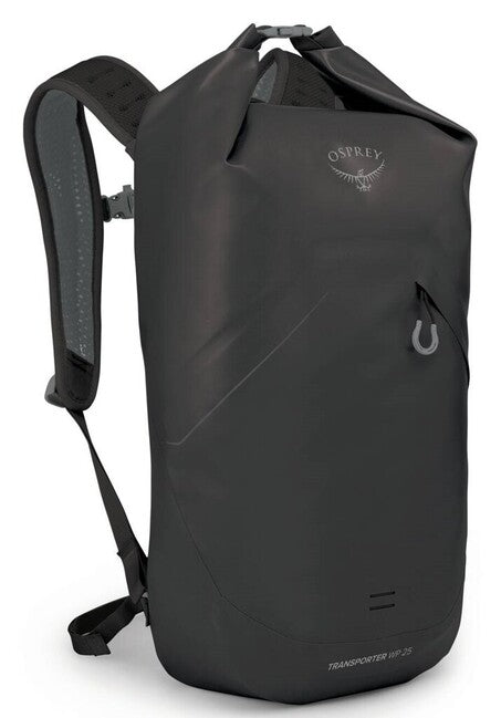Osprey Transporter Roll Top Waterproof 25 Backpack, Black