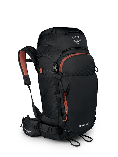 OSPREY SOPRIS alpski nahrbtnik 40, črn
