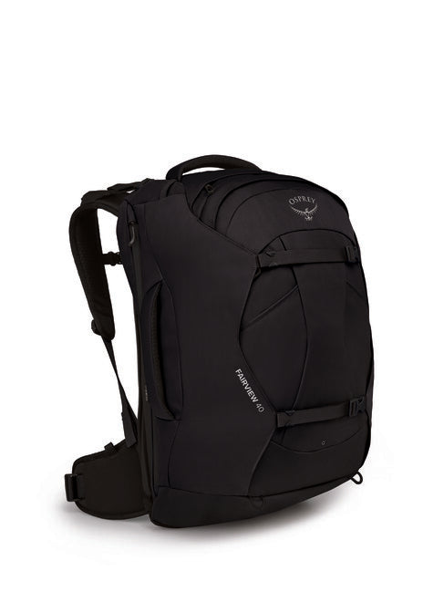 OSPREY FAIRVIEW 40 II potovalni nahrbtnik, črn
