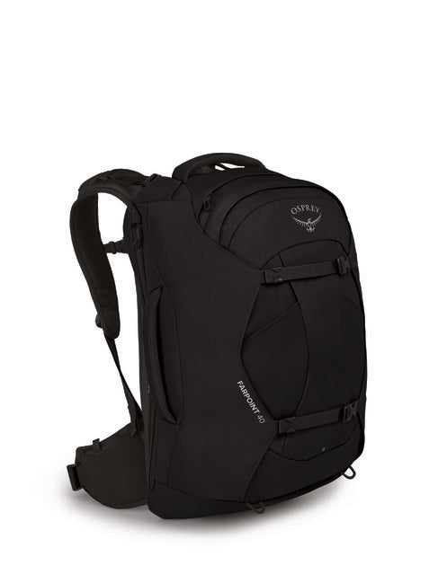 OSPREY FARPOINT 40 II potovalni nahrbtnik, črn