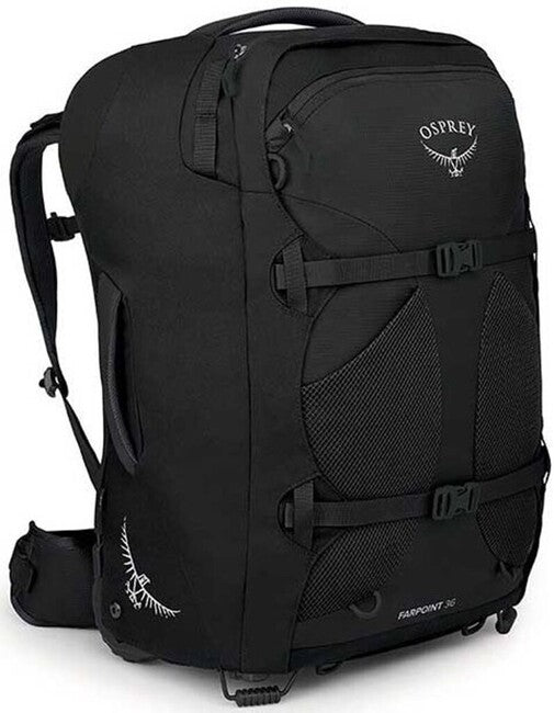 OSPREY FARPOINT WHEELS 36 II potovalna torba na kolesih, črna