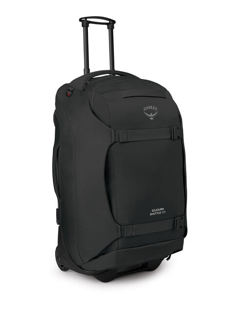 OSPREY SHUTTLE 100 potovalna torba na kolesih, črna