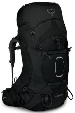 OSPREY AETHER 65 II pohodniški nahrbtnik, črn