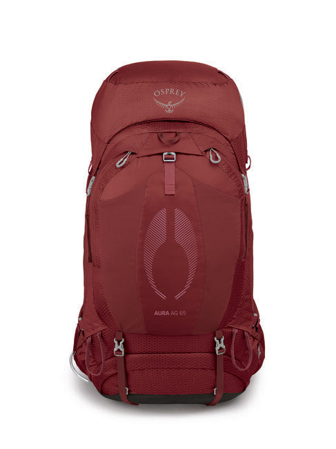 OSPREY AURA AG 65 pohodniški nahrbtnik, jagodno rdeča