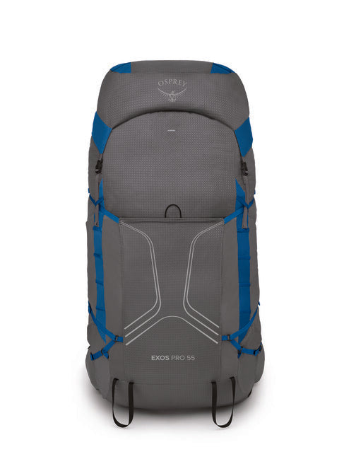 Osprey Exos Pro 55 Backpack, Dale Grey/Agam Blue