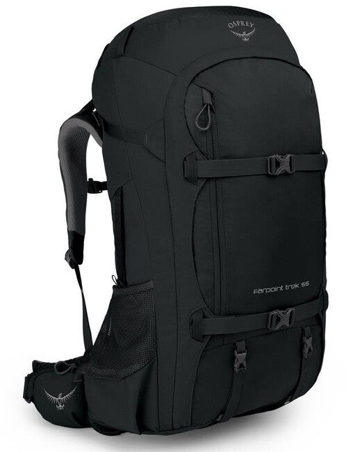 OSPREY FARPOINT TREK 55 II potovalni nahrbtnik, črna