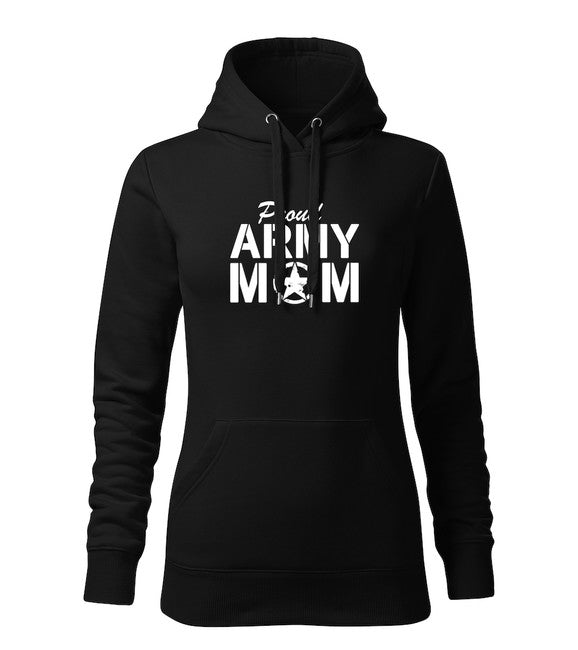 DRAGOWA army mom pulover s kapuco, ženski