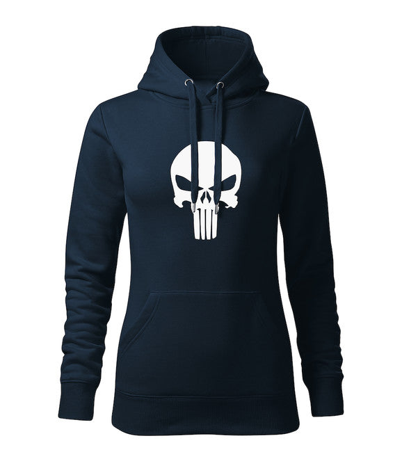 DRAGOWA punisher pulover s kapuco, ženska