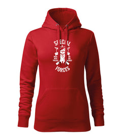 DRAGOWA women's hoodie special forces 320 g/m², red