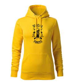 DRAGOWA women's hoodie special forces 320 g/m², yellow