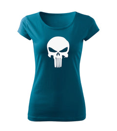 DRAGOWA women's t-shirt Punisher 150 g/m², petrol blue