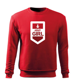 DRAGOWA Army otroški pulover girl, rdeča