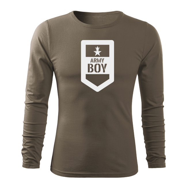 DRAGOWA Fit-T army boy majica z dolgimi rokavi
