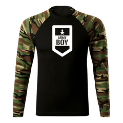 DRAGOWA Fit-T long-sleeve t-shirt army boy 160 g/m², woodland