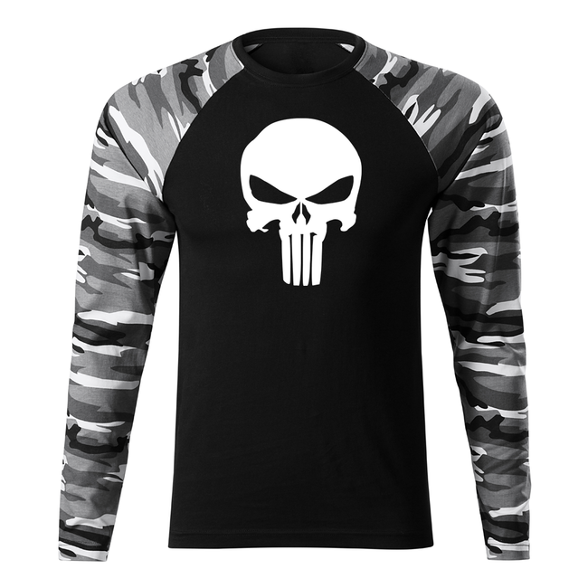DRAGOWA Fit-T majica z dolgimi rokavi punisher
