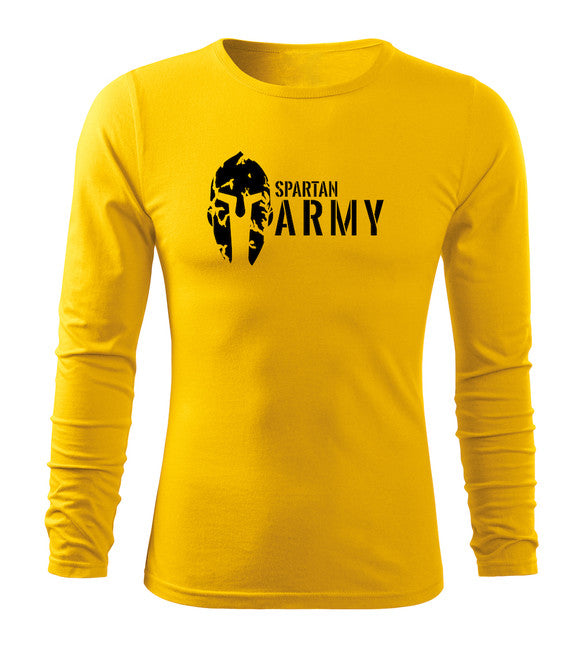 DRAGOWA Fit-T spartan army majica z dolgimi rokavi