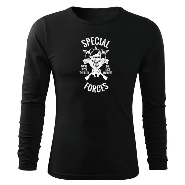 DRAGOWA Fit-T majica z dolgimi rokavi special force