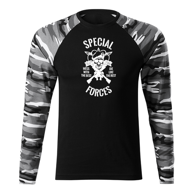DRAGOWA Fit-T majica z dolgimi rokavi special force