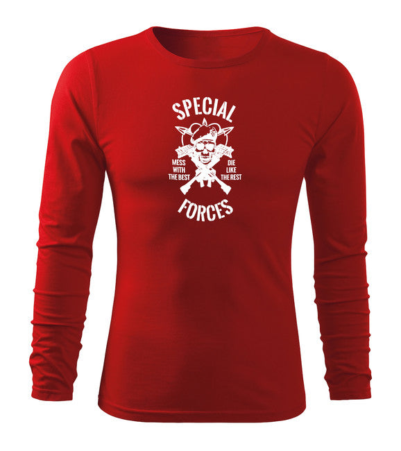 DRAGOWA Fit-T majica z dolgimi rokavi special forces