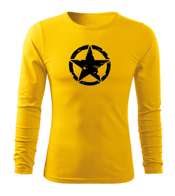 DRAGOWA Fit-T majica z dolgimi rokavi star