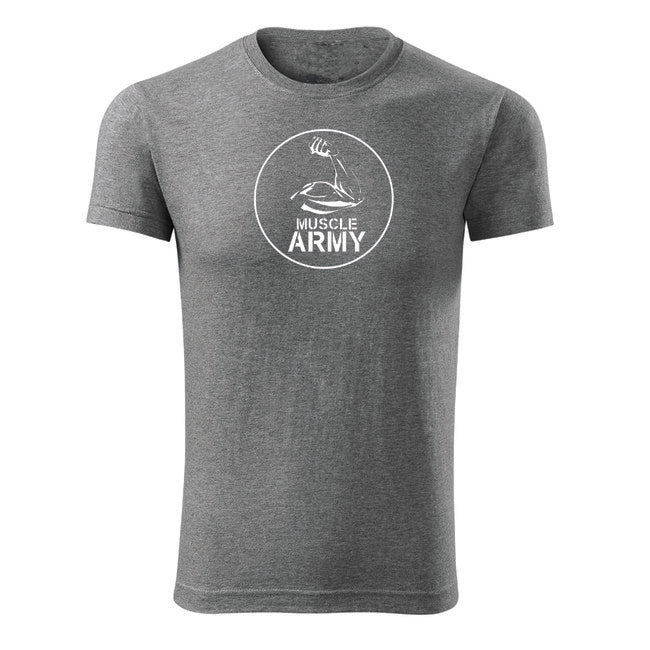 DRAGOWA muscle army fitness majica biceps