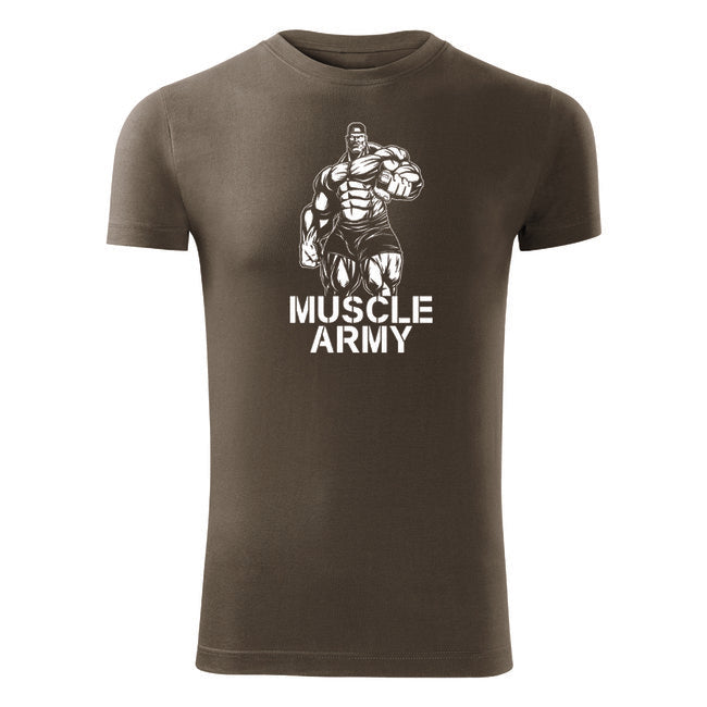 DRAGOWA muscle fitness majica army man