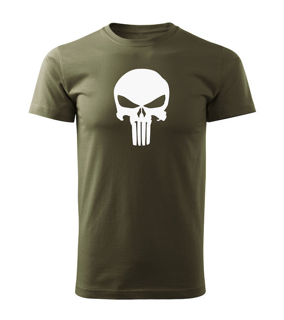 DRAGOWA Punisher črne kratke hlače