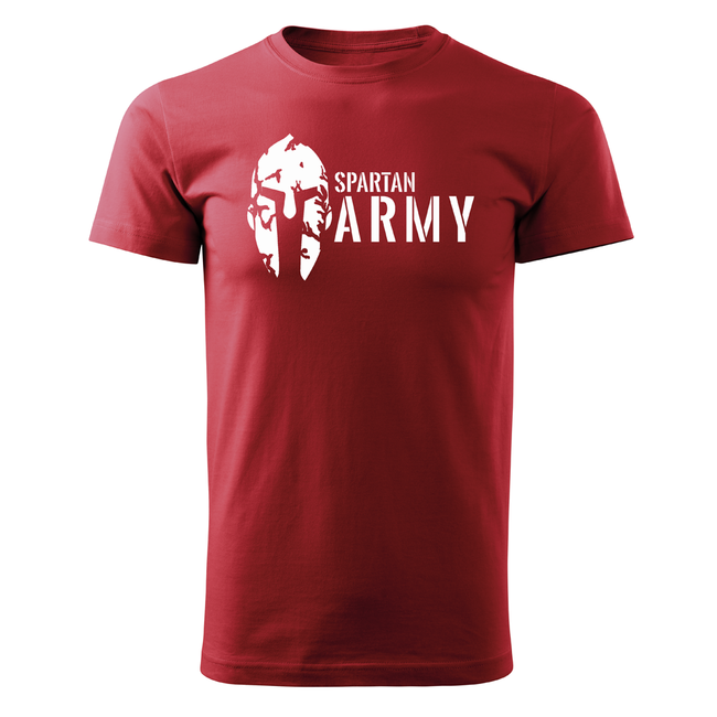 DRAGOWA Spartan Army majica 160g/m2, rdeča