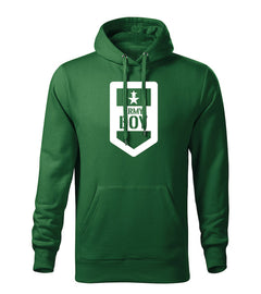 DRAGOWA ανδρικό φούτερ με κουκούλα army boy 320 g/m², πράσινο