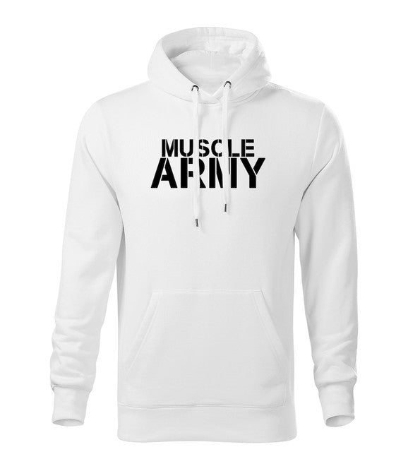 DRAGOWA muscle army pulover s kapuco, moški