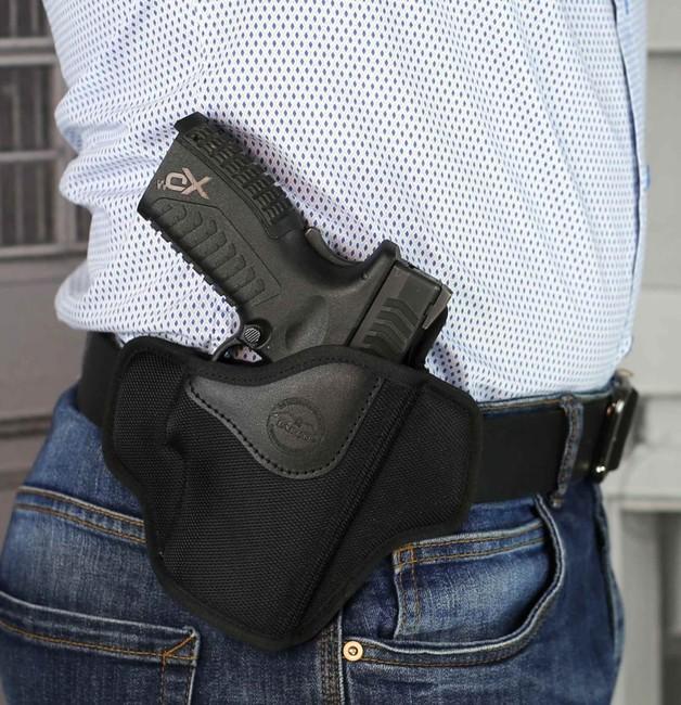 Falco Mayer odprtik tok za pas OWB najlonski Glock 19, črn desni