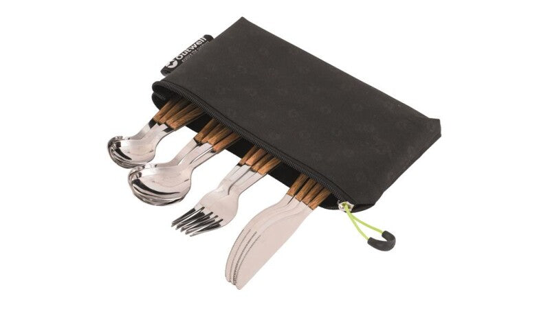 Outwell Deluxe žepni komplet za jedenje