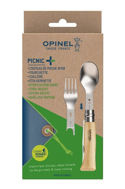 OPINEL PICNIC+ N°08 kompletna kampinska garnitura, naravna